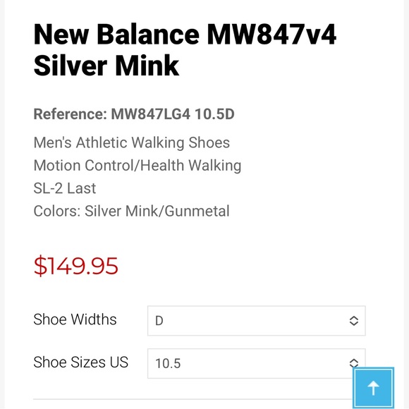 New Balance MW847v4 Silver Mink - Picture 4 of 4
